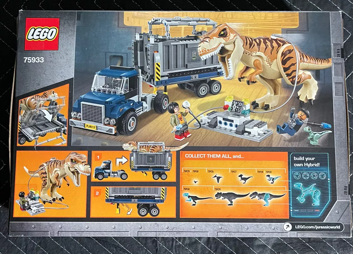 LEGO Jurassic World T. Rex Transport 75933 Building Kit (609