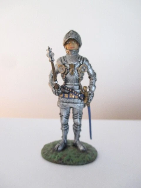 Soldat du moyen âge en plomb peint - Altaya - Photo 2/4