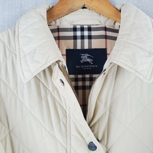 burberry lambskin yoke diamond quilted jacket