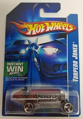 2006 HOT WHEELS #162 TORPEDO JONES DARK RED VARIANT S/3 SPOKES '07 CARD