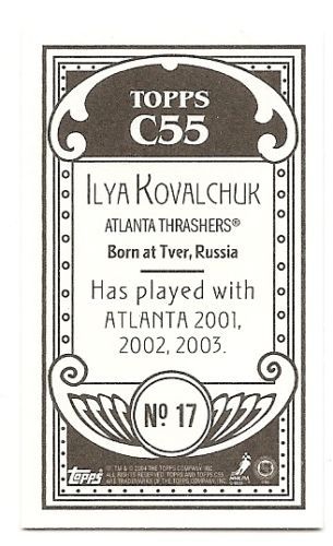 03/04 TOPPS C55 MINIS TOPPS C55 BACK Hockey (#1-155) U-Pick From List - Picture 4 of 41