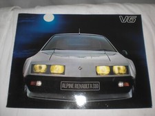 Renault Alpine A310 Prospekt Toprarität Herrlicher Prestige v.1978!!! in DEUTSCH