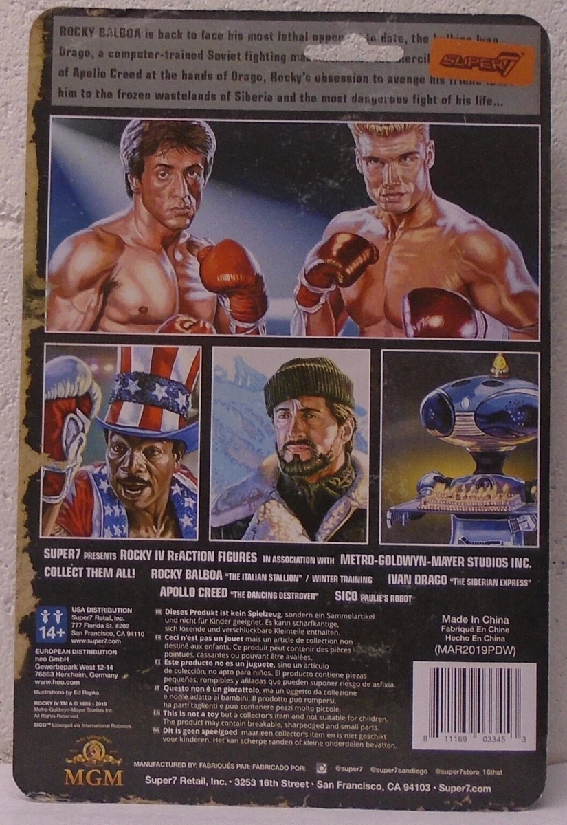 REACTION SUPER 7 Rocky IV Rocky Balboa figure Unopened Unpunched EUR 49,99 - ES