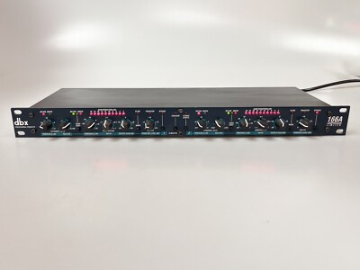 Used DBX 166A Stereo Compressor & Limiter Processor