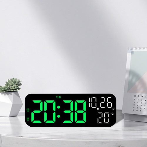 ✅2025 Orologio Digitale LED Data Giorno Display Temperatura Orologio Elettronico - Foto 15 di 30