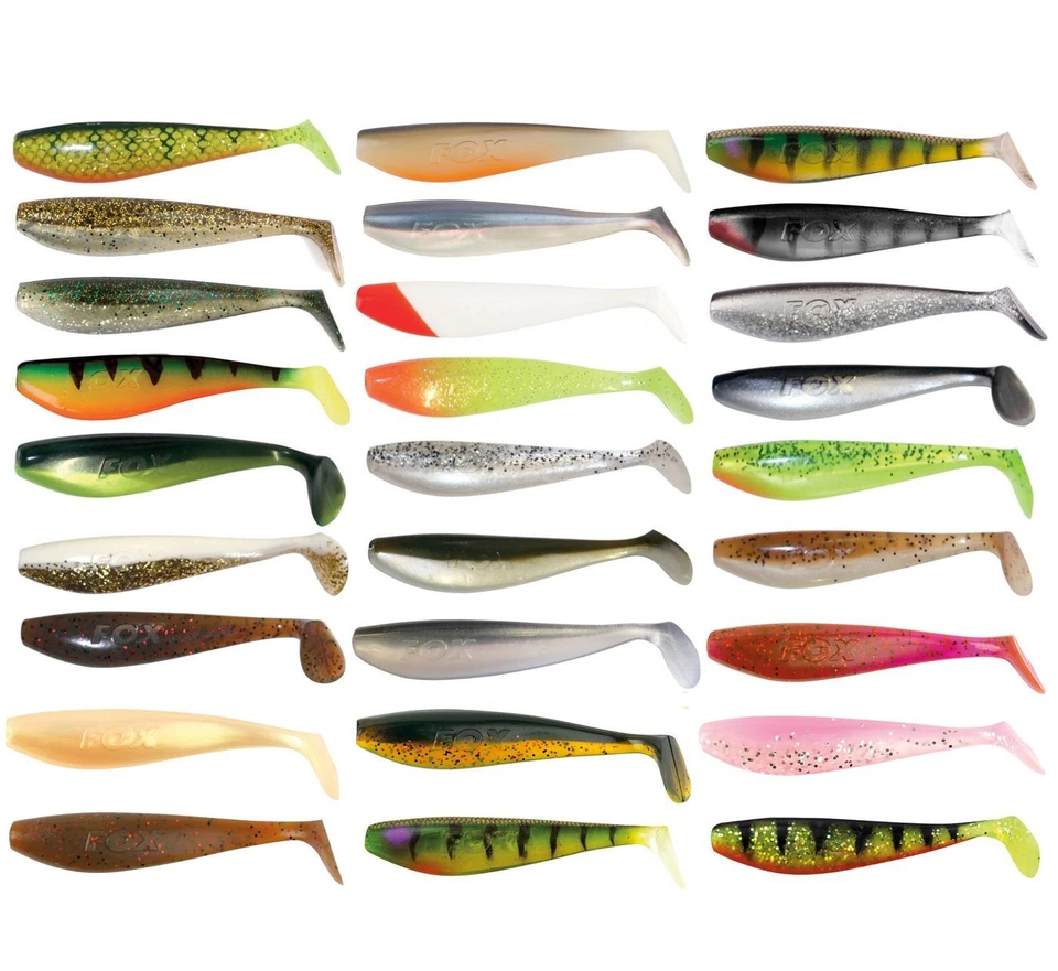 Fox Rage Zander Pro Shads 7,5cm Gummifische für Zander, Hecht, Barsch & Forellen