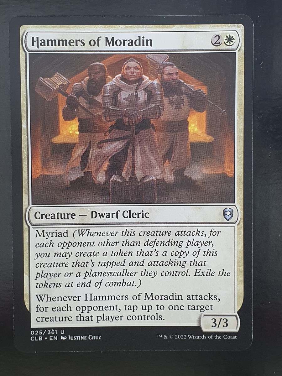 Hammers of Moradin 025/361 U Battle for Baldur's Gate Non Foil