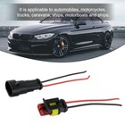 5 Paare 12V 2 polig Kabelstecker Steckverbinder Wasserfest für Elektroautos