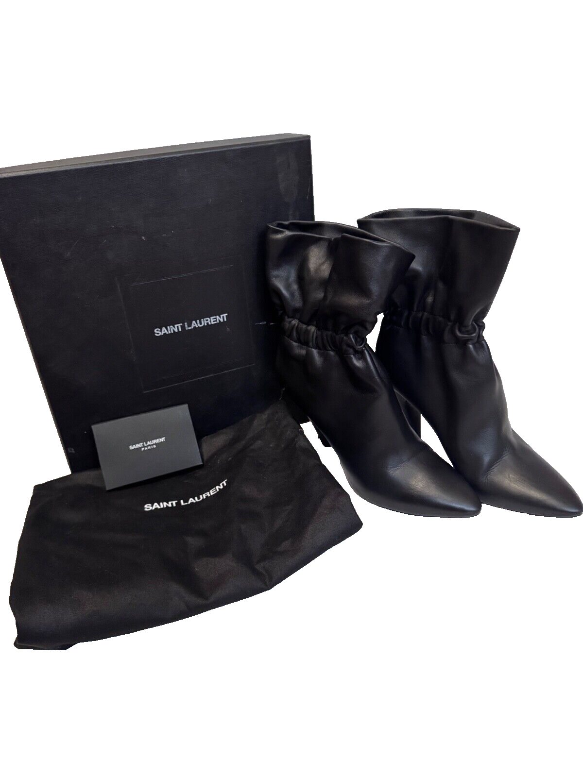 Stivaletti YSL SAINT LAURENT Etienne 95 mm in pelle morbida