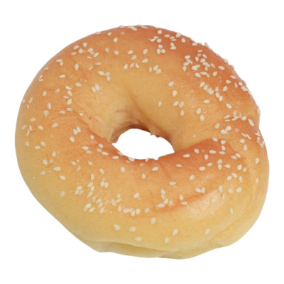 Display Faux Food Prop Sesame Seed Bagel