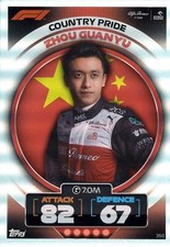 Topps Turbo Attax F1 (Fórmula 1/Fórmula 1) 2022 #360 Zhou Guanyu (Country Pride)