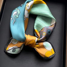 100 Mulberry Silk Scarf Women's Square 53X53CM fashion Printed shawl Scarf Q03