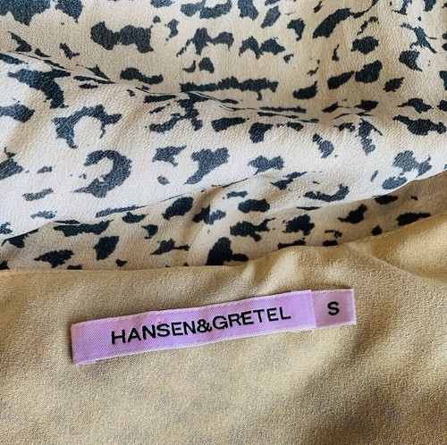HANSEN AND GRETEL Artillo Midi Dress Size Small AU 8/10 Animal Spot - Picture 6 of 9