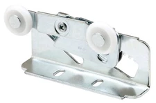 2 Pack Silver Hardware Pocket Door Top Roller with Adjustable Bracket