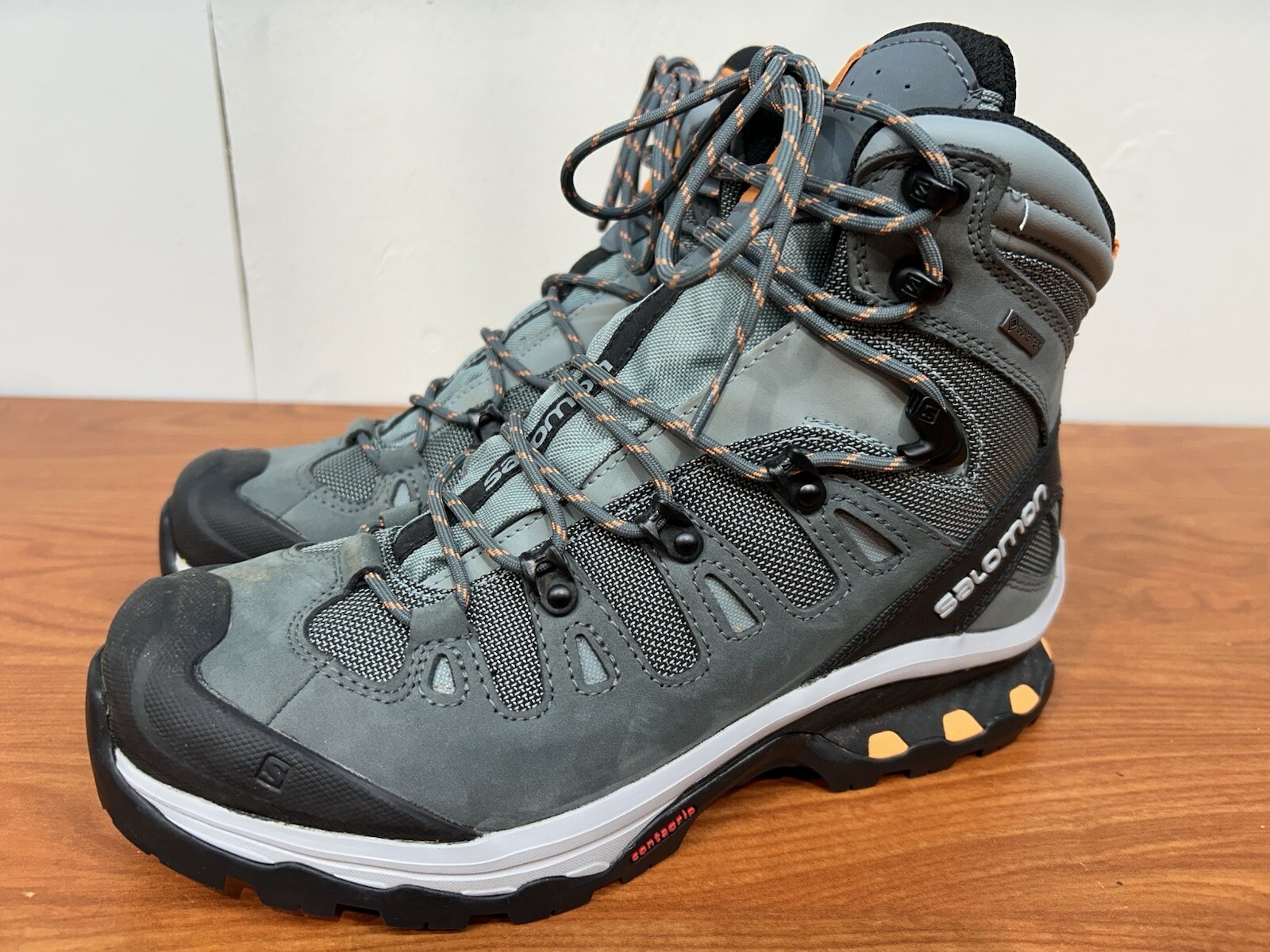Stivali donna 9 Salomon 4D Contagrip Mid escursionismo GoreTex Ortholite grigio 145464
