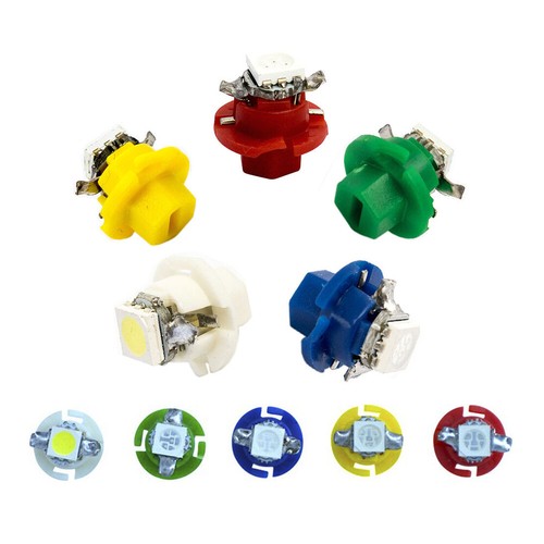 50pcs T5 B8.4D 5050 Car Indicator Gauge Cluster Dashboard Light Car Accessories - Picture 12 of 12