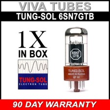New Gain Tested Tung-Sol Reissue 6SN7GTB Vacuum Tube 6SN7 6SN7GT