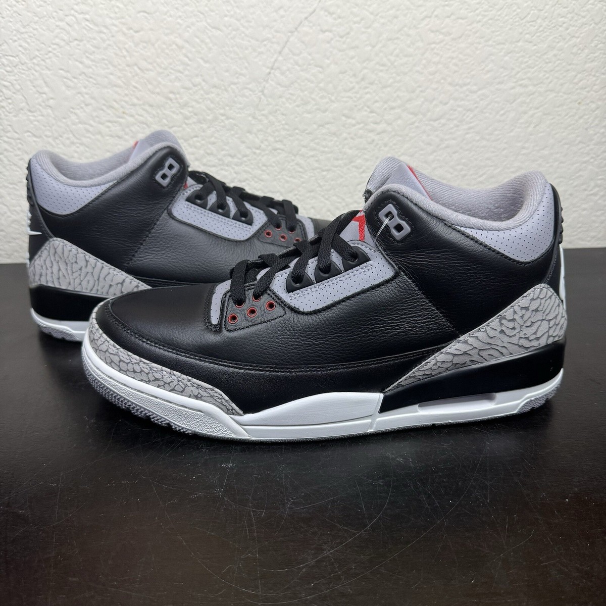 靴 Nike Air Jordan Retro Black Cement 27cm Nike Air Jordan Retro 3 Black Cement 2024 Size 9.5 Men's Brand New