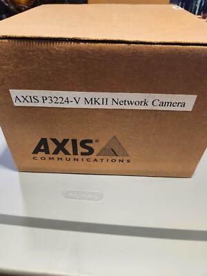 Axis P3224-V Mk II Indoor/Outdoor Netowork Security Camera System - White, Pack