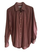 Alex Cannon Men s Cotton Casual Button Down Multi-Color Plaid Shirt M