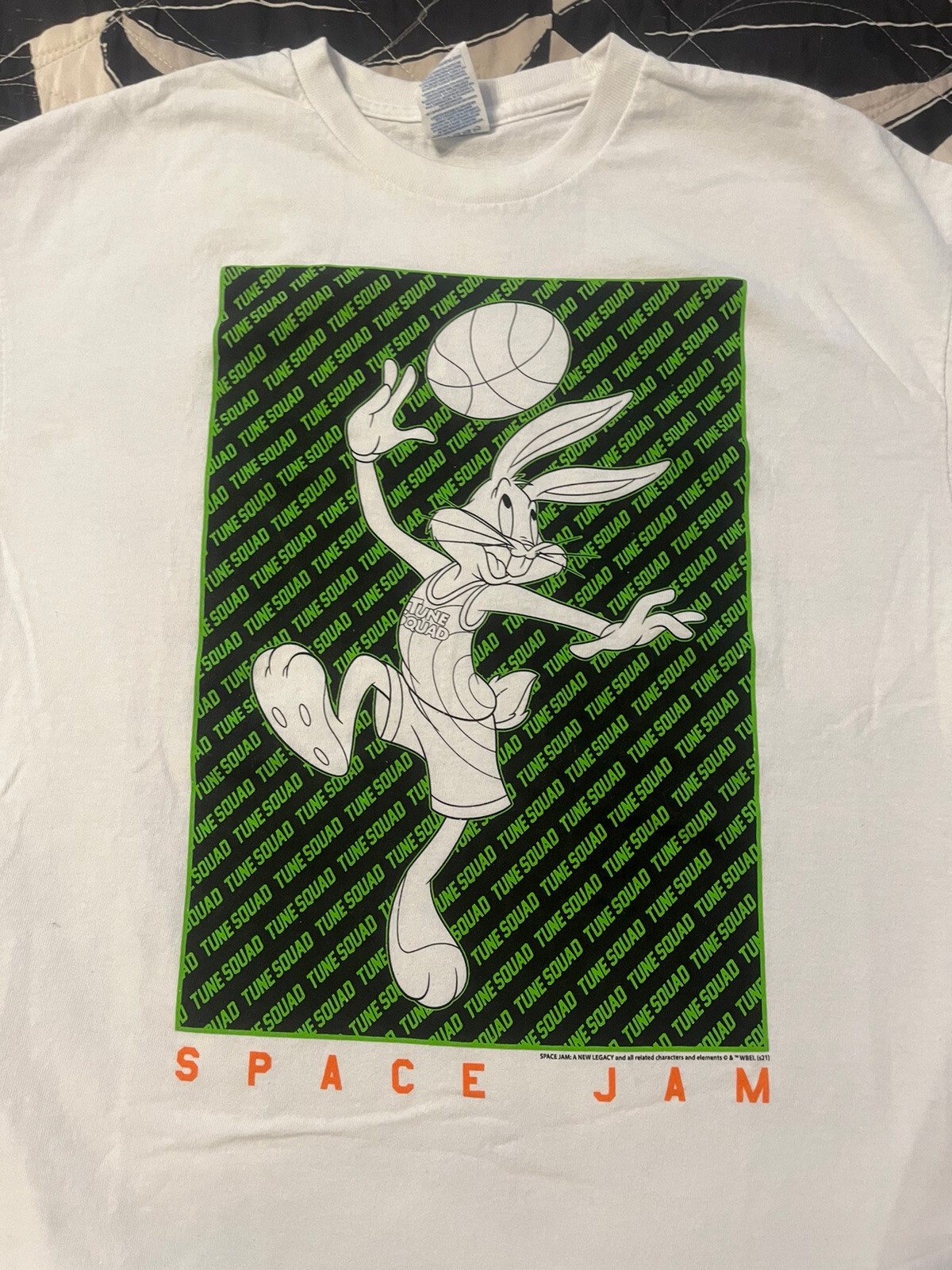 Vintage SPACE JAM 2003 Y2K Movie Bugs Bunny T Shirt T… Gem