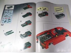 Lego 8143 Ferrari F430 Challange Instructions Manuals Book 1