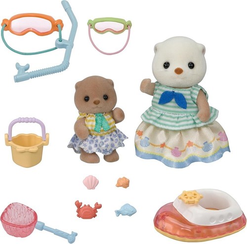 Sylvanian Families Set 5804 - Sea Otter Sisters Splashy Snorkel Set - Imagen 2 de 5
