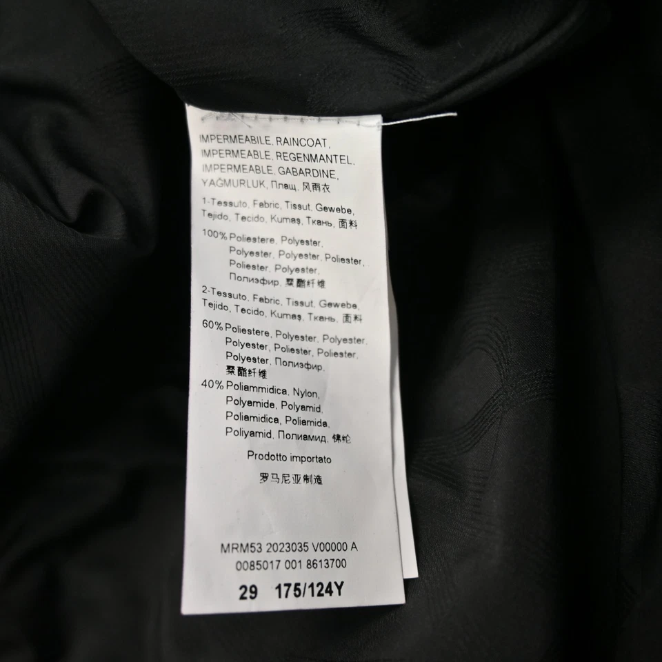 Chaqueta Marina Rinaldi Talla 29 EE. UU. 20 Cuello Negro Estampado Cocodrilo Cuello Foto 4 de 4