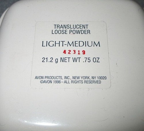 NOS Avon TRANSLUCENT Loose POWDER Light Medium COMPACT Flawless VTG Discontinued - Picture 5 of 8