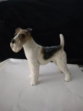 Coopercraft Wire Fox Terrier Figurine Large Dog K9 Sticker England Pet