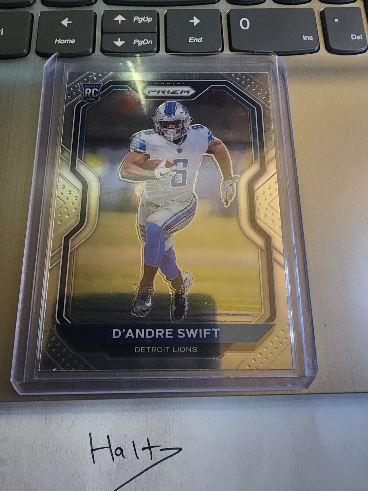 2020 Panini Prizm - D'Andre Swift - Base RC #358 Detroit Lions