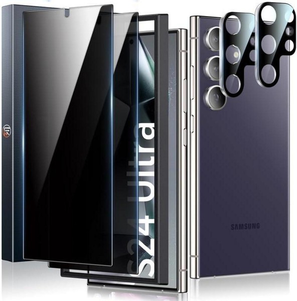 Displayschutz Samsung Galaxy S24 Ultra, Panzer Schutz Glas, Kameraschutz, 9H-image