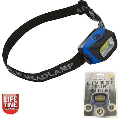 Scheinwerfer COB LED Ultrahelle Stirnlampe Mechanik Camping Angeln Taschenlampe