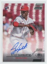 2022 Topps Stadium Club Autograph Reiver Sanmartin RC Auto Cincinnati Reds