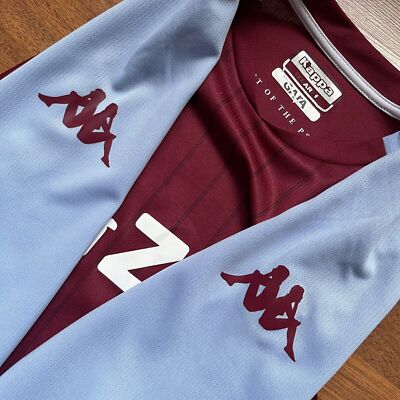 ASTON VILLA KAPPA 2020/2021 SOCCER HOME JERSEY #10 GREALISH SIZE