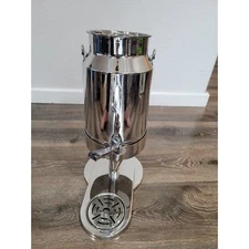 Vollrath 4635110 5 qt Milk Dispenser Pedestal Base, Stainless Steel