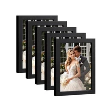 Simple Black Photo Frames, 4x6, Great for Home Decor & Special Occasions