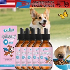 Collagen Drops For Dog Skin Hair Care And Coat Health Supplement Gentle Formula