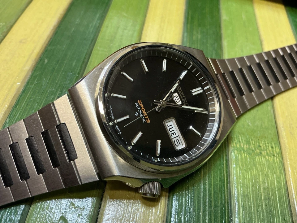 Seiko 6309-605A  5 SPORTS Automatic 1979 • Vintage Japan • Condizioni da vetrina - Immagine 2 di 4