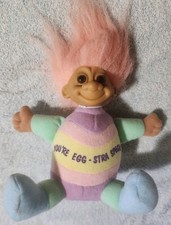 Russ Berrie "You're Egg-Stra Special" Easter Troll doll W Tag