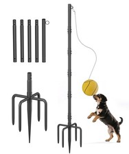 Tetherball Set with Rope  Ball, Portable Tetherball Equipment for Outdoor Ba...