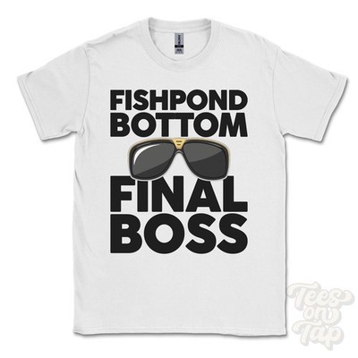 T-SHIRT FISHPOND BOTTOM FINAL BOSS lustig Weihnachtsgeschenk Dorset Whitchurch
