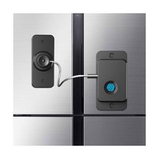 Fingerprint Fridge Lock, Refrigerator Lock with Fingerprint, for Fridge, Cabi...