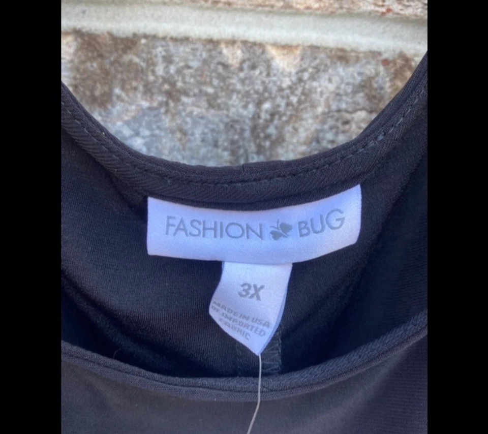 ¡NUEVO CON ETIQUETAS! Vestido Stevie Nicks manga campana negro 3X Foto 4 de 4