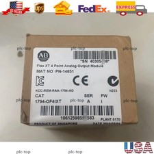 New Allen Bradley 1794-OF4IXT Flex XT 4-Point Analog Output Module US Free Tax