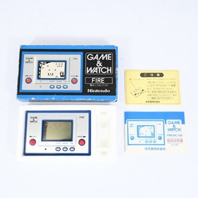 Nintendo Game & Watch Fire RC-04 Handheld Console Boxed Complete Tested