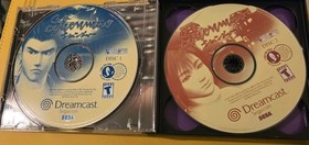 Shenmue Sega Dreamcast 2000 Complete in Box with Manual 4 Discs Passport