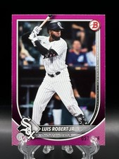 Luis Robert Jr 2025 Bowman Fuchsia Border /299 Sox #88 Mets
