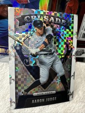 Aaron Judge SILVER Checkboard Refractor Panini CHRONICLES CRUSADE PRIZM - Mint