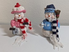 Lot of 2 Promotional Hershey Chocolate Snowme...